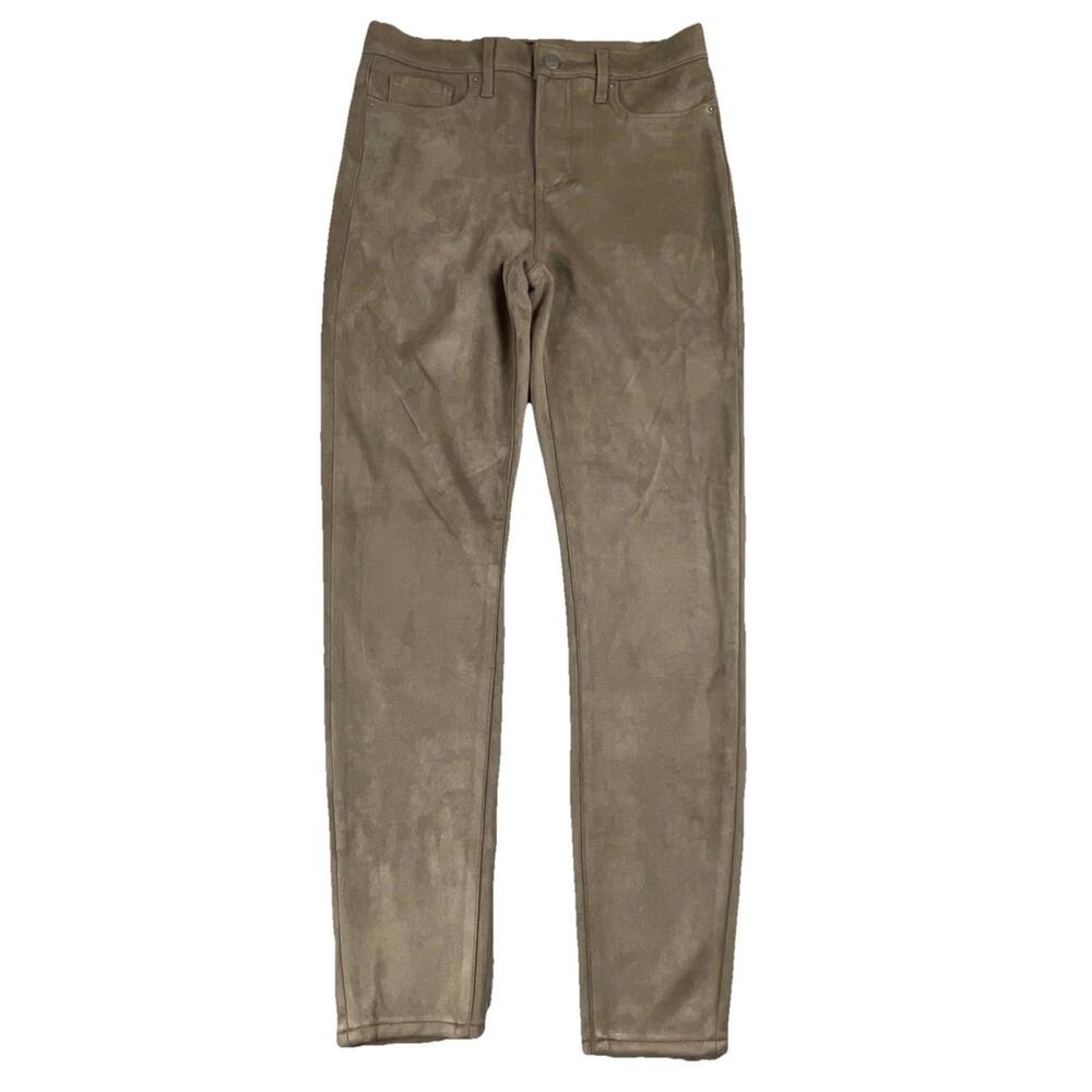 Banana Republic Soft High Rise Skinny Pants Women’s 27/4 Light Brown Suede